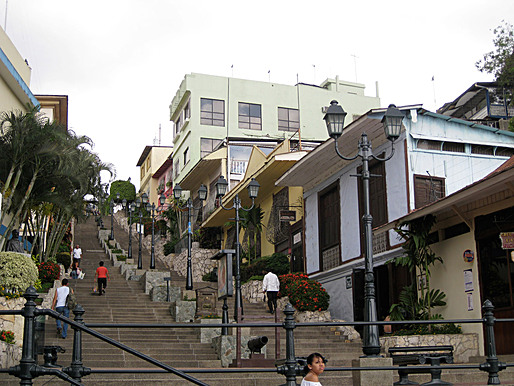 Las Peñas and the Santa Ana Hill, Guayaquil (Ecuador). Las Peñas and the Santa Ana Hill were renovated as part of the 