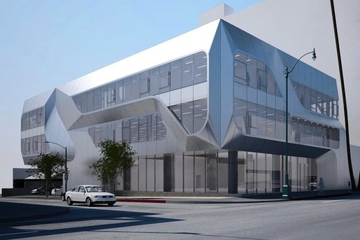 Architect Neil Denari got a commission this year to design 9000 Wilshire, above rendering, in Beverly Hills, Calif.
