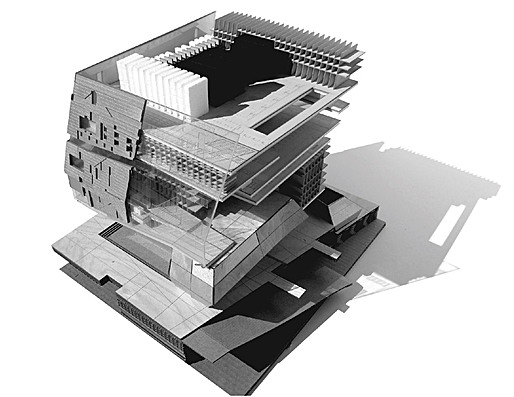 sectional model view