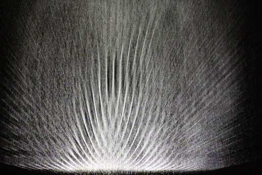 Rendering of "FLOW/Im Fluss," a light and water installation by Luftwerk to be presented as part of Chicago Loop Alliance's Loop Placemaking Initiative, Sept.17-20, 2014. Courtesy of the artists.