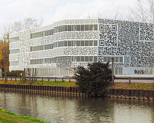 Close-up of the transformed building (Image: MVRDV)
