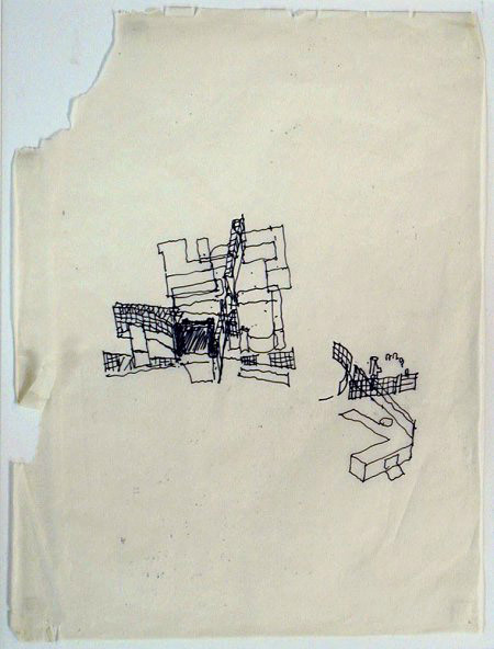 Peter Eisenman, preliminary sketch