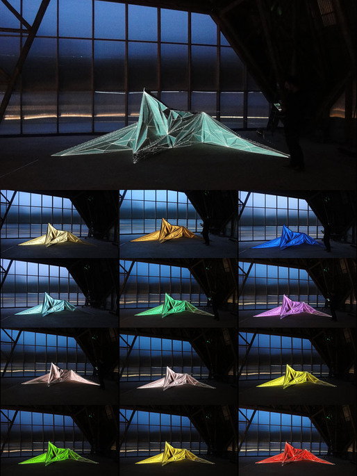 Time lapse of the Fallen Star (Photo: Architectural Association)