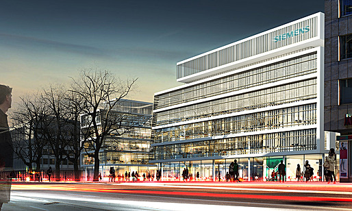 Competition-winning design for the new Siemens headquarters in Munich by Henning Larsen Architects (Image: Henning Larsen Architects)