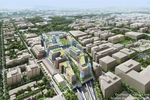 Burnham Place at Union Station Master Plan; Washington, D.C. (Image: Akridge & SBA)