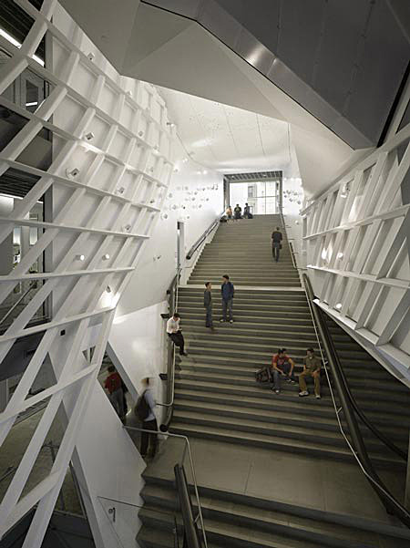 Morphosis: 41 Cooper Square, main stair