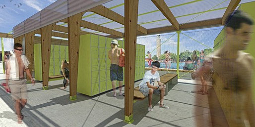 locker area