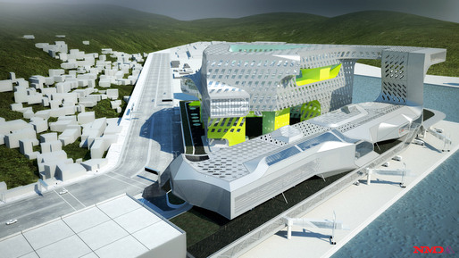 Aerial view from the South (Image: NMDA)