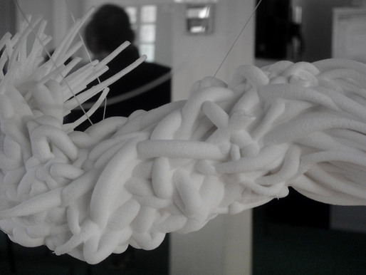 3d printed model / agent behavior algorithm (Photo: Architectural Association)