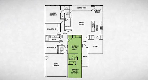 Lennar's NextGen-Home Within A Home via LennarFresno