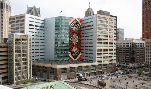 Detroit issues arrest for "vandal" Shepard Fairey