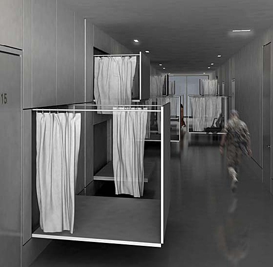 Vignette - Typical tower B corridor (hot)