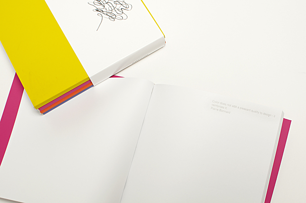 each one has quotes inside from successful Designers that all pertain to the act of drawing, creating and inventing. 