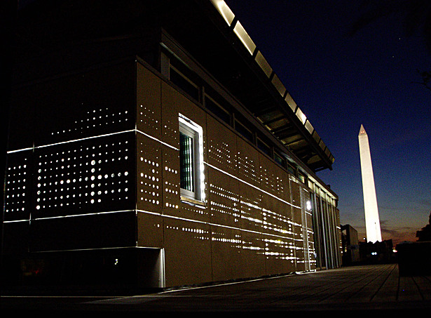 Northeast Corner, Perforated Rainscreen