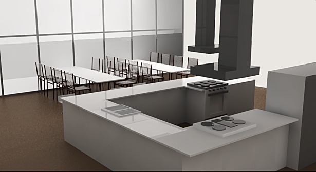 Communal kitchen