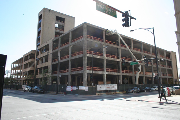 400 S Jefferson facade removal