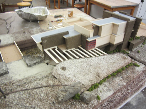 (Old Picture, more foliage and trees were added after completion).