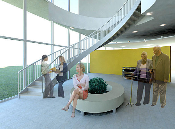 Library atrium