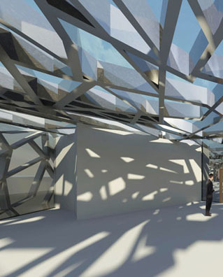 Interior view AutoCAD and Revit Rendering