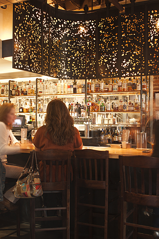 Detail of Main Level Bar Area