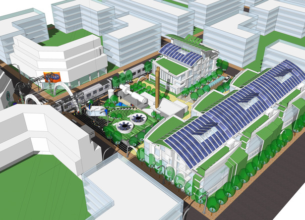 Aerial View for the Urban Energy Block