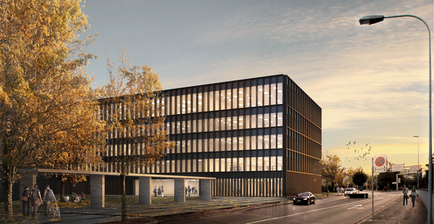 Exterior perspective