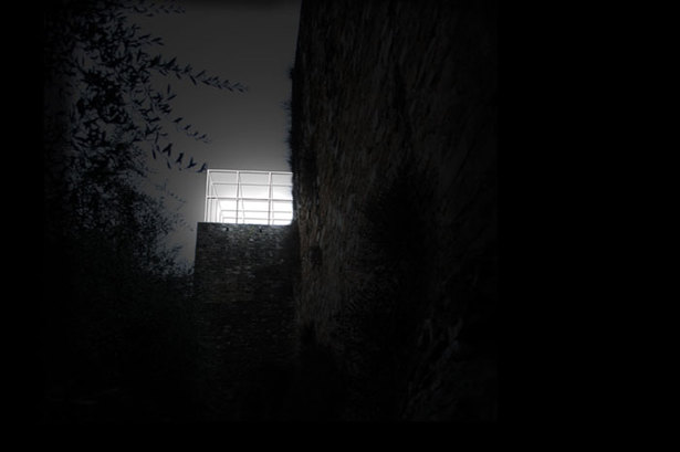 View from outside the city wall