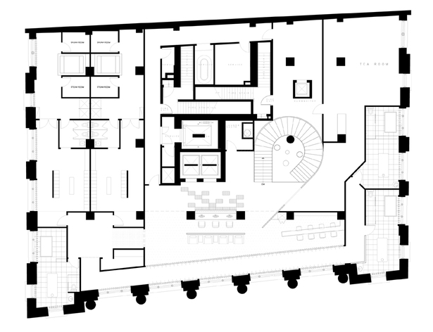 SECOND FLOOR w/ dry spa