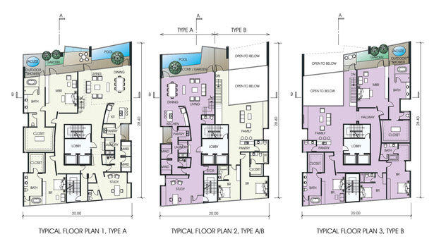 TYPICAL FLOOR PLANS