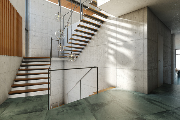 View of the staircase