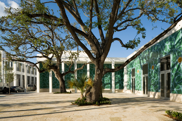View of plaza, Photo by Steven Brooke
