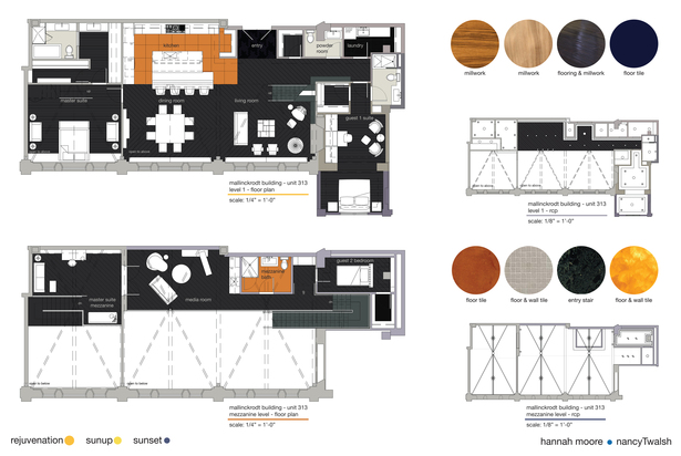 Floor plan and RCP