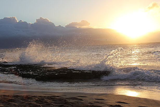 Sunset at Ho'okipa