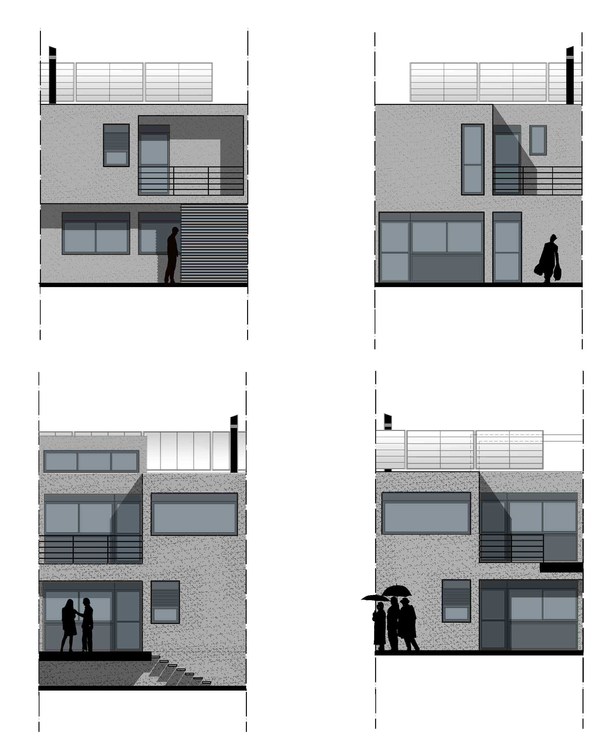 facades type A+B
