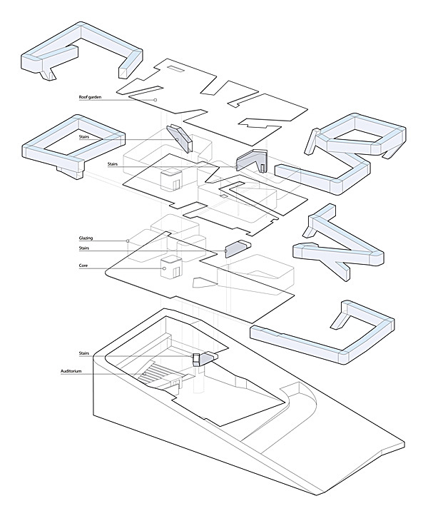 Exploded Axonometric
