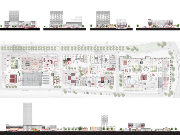 Ground level and facades