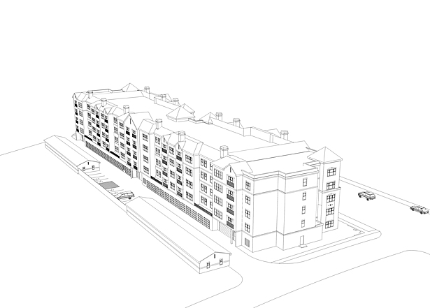 3D Model, Exterior, Arlington Crossing