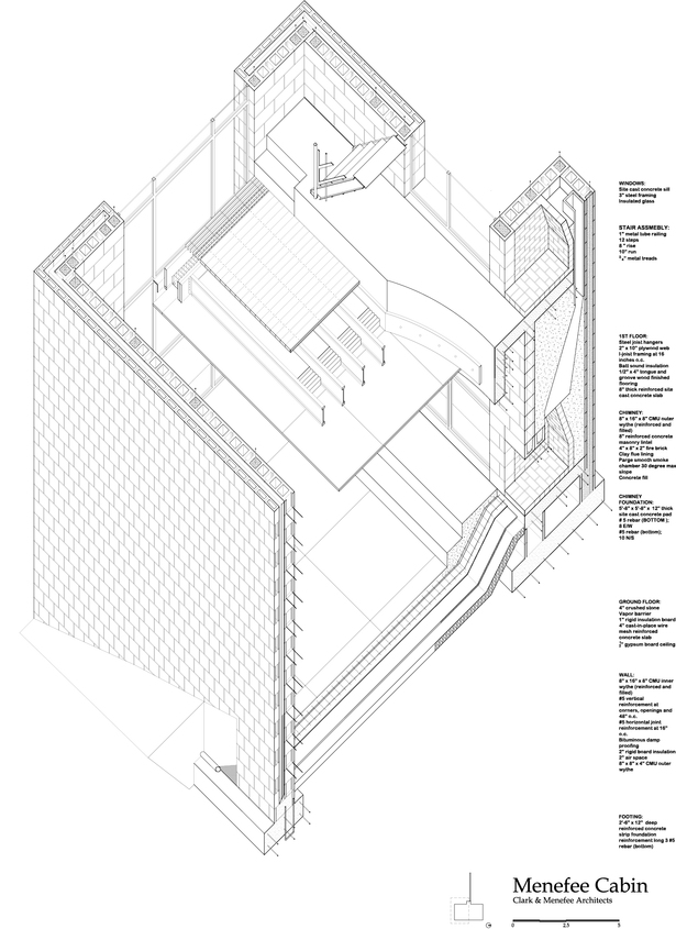 Autocad drawing - Meneffee Cabin