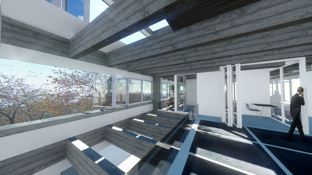 Facing Worlds Interior View