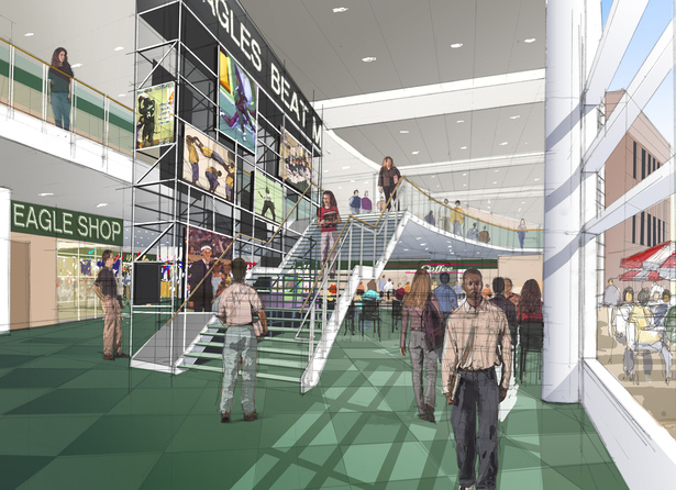Interior Rendering by Barry Gribe of Burt Hill