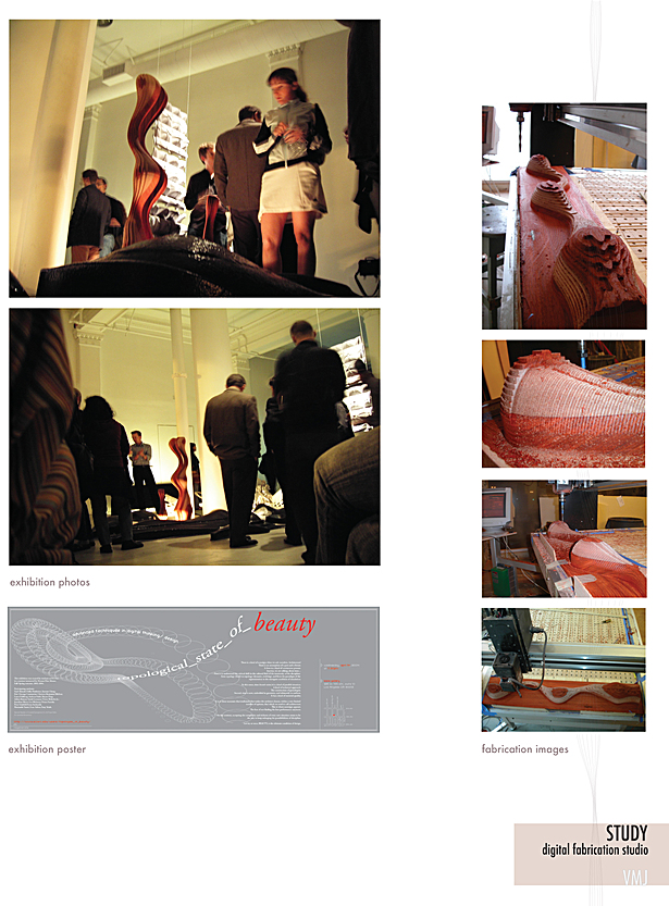 final model exhibition and fabrication images