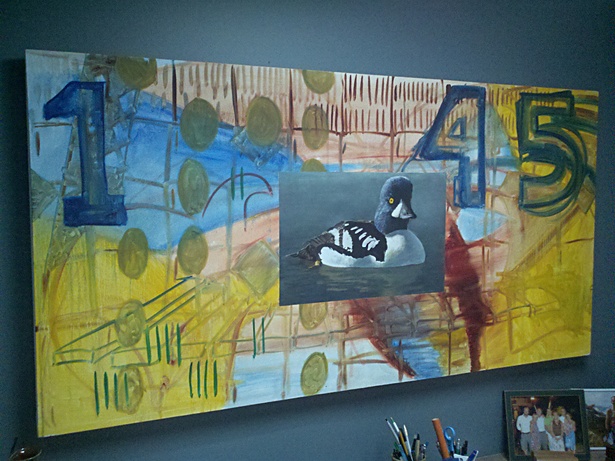 Duck Stamp Blues, Oil on Canvas