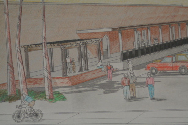 Detail from rendering