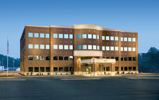 Covered entrance. 