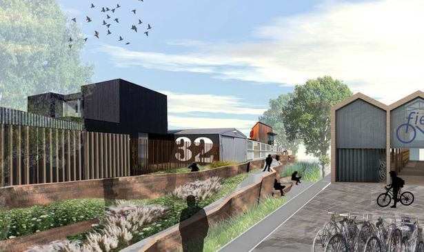 An office area can become more than a concrete slap on the periphery of a city.