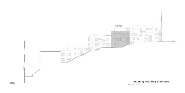 Existing Building Courtyard Elevation