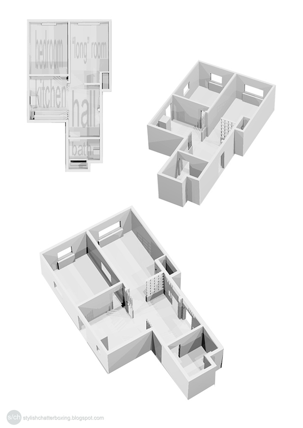 3D renderings of Apartment Interior