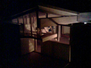 study model 1, night view