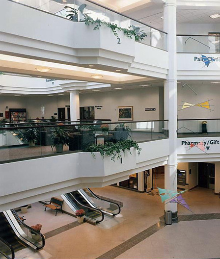 Atrium of the Medical Mall. 