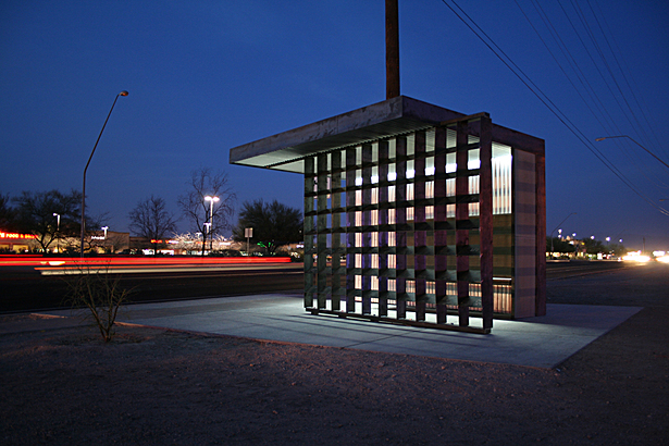 north-facing shelter / corrugated steel